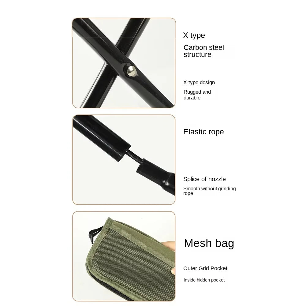 Lightweight Portable Foldable Backpack Chair for Outdoor Adventures