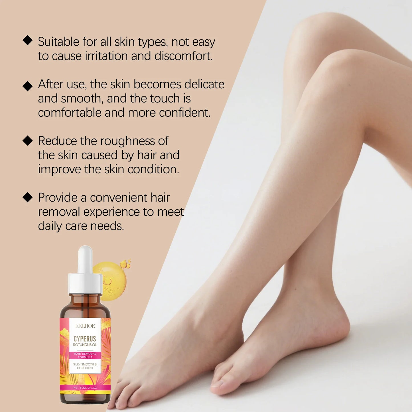 Post Hair Removal Soothing Oil | Hair Growth Inhibitor Oil