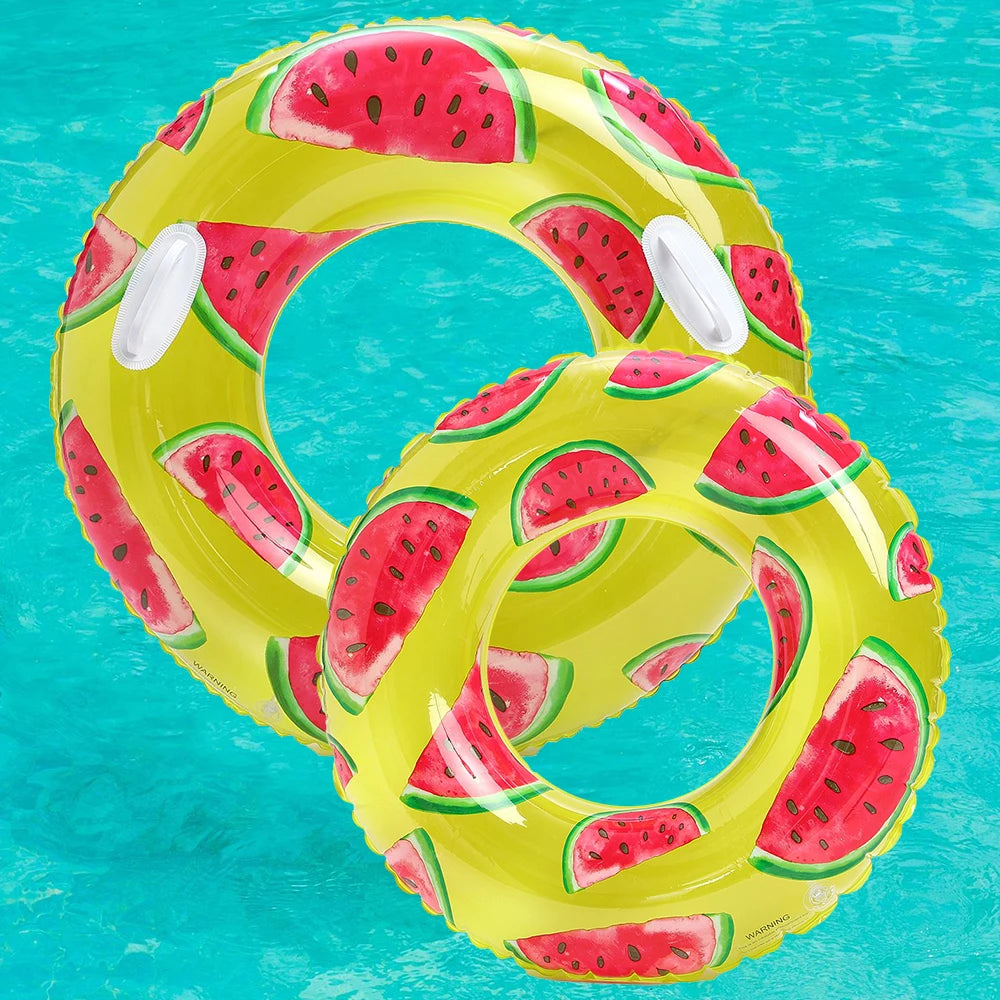 Watermelon Swim Tube | Fun Inflatable Pool Float for Summer