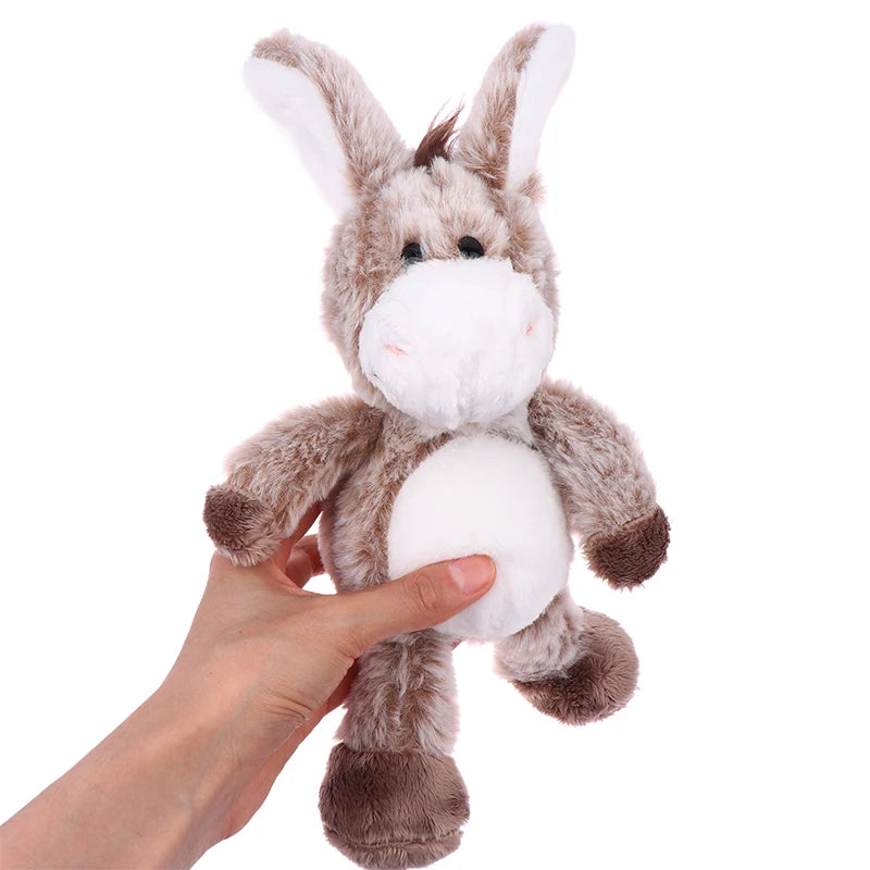 Soft Cuddly Donkey Plush Toy | Adorable Stuffed Animal Decor