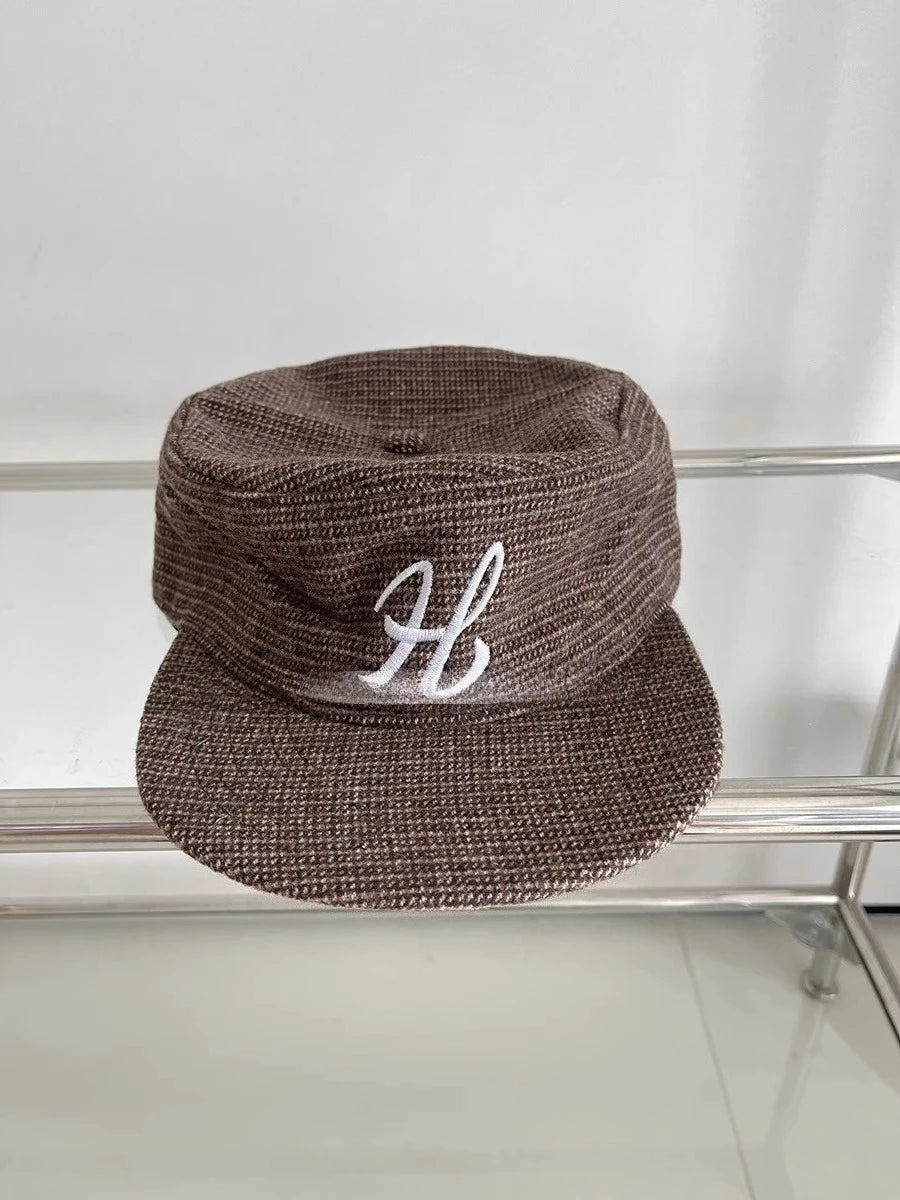 Retro Embroidered Duckbill Caps | Casual Leopard Print Baseball Hat