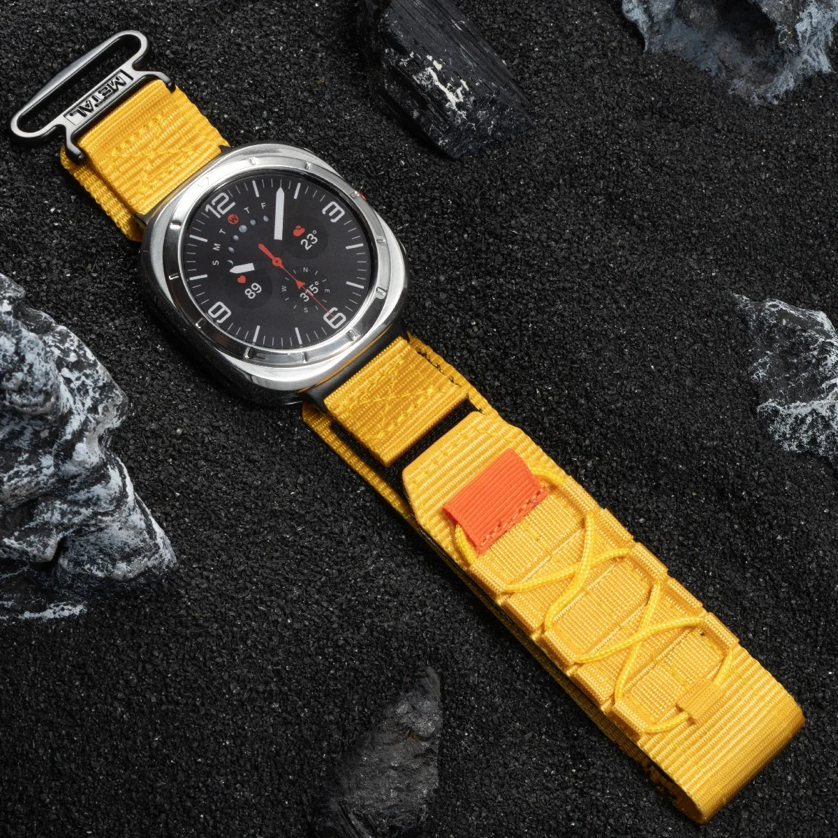 No Gaps Nylon Strap for Galaxy Watch 7 Ultra | Quick Fit Sports Band