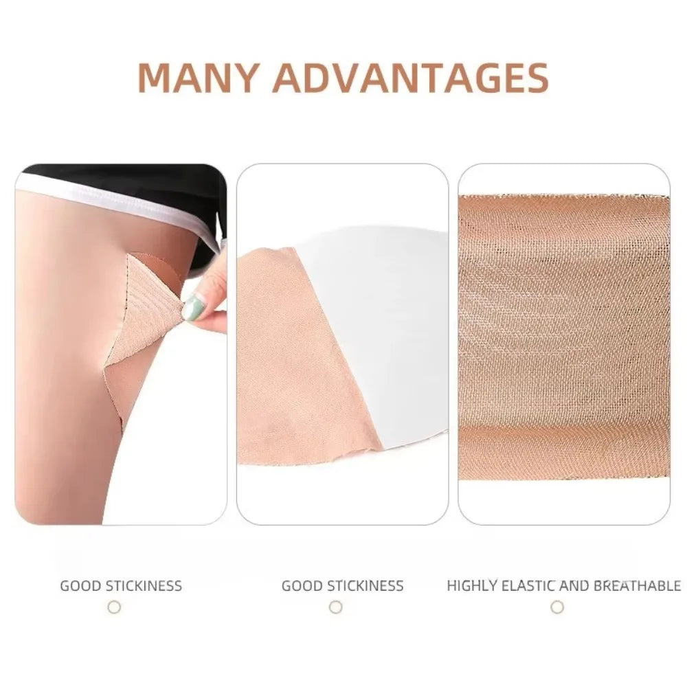 10Pcs Anti-Chafing Thigh Pads | Waterproof & Breathable Stickers