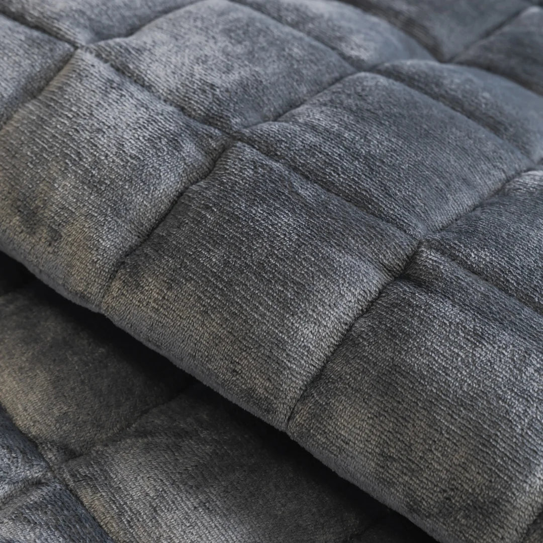 Thicken Squares Quilting Solid Sofa Cover | Elegant Home Decor