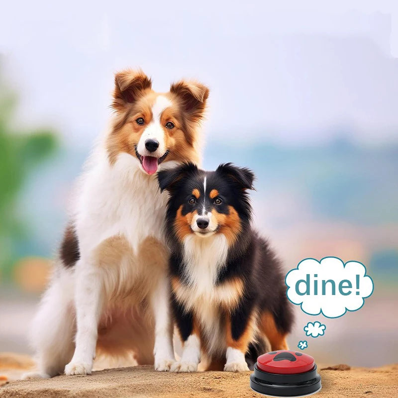 Botón de sonido interactivo para perros | Juguete de entrenamiento de comunicación para mascotas