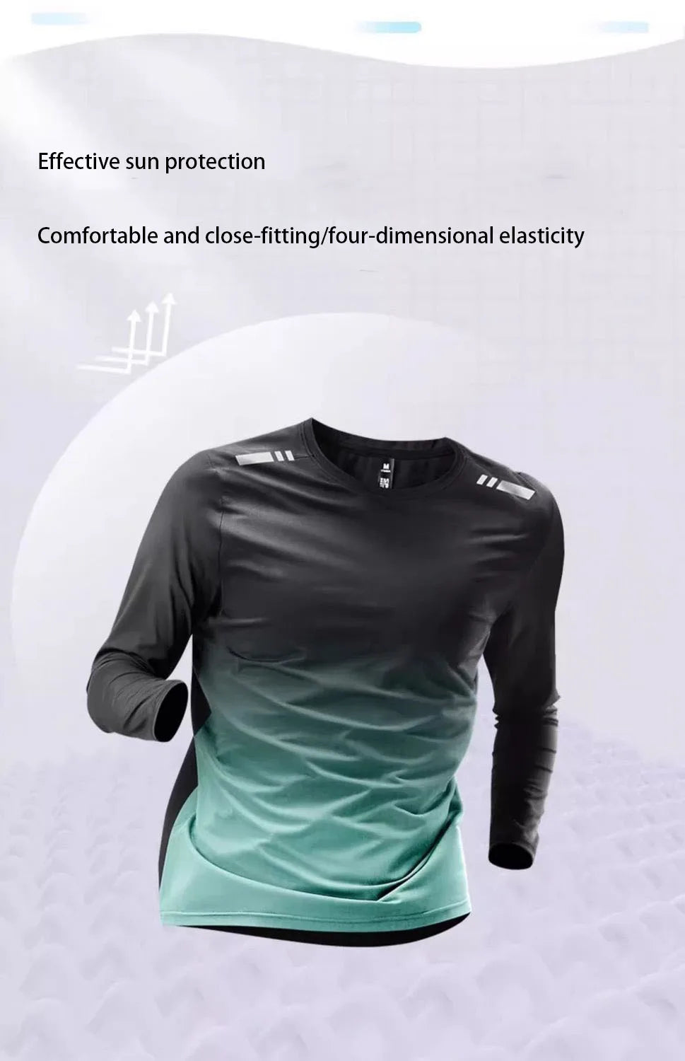 Men's Sun-Protective Long-Sleeve Swimsuit for Ultimate Comfort