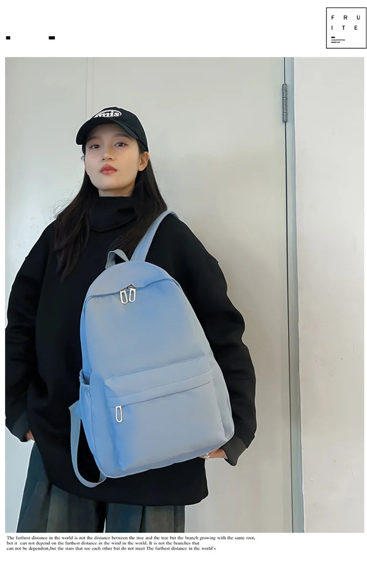 Stylish Large Capacity Backpack for Teen Girls | Minimalist School Bag