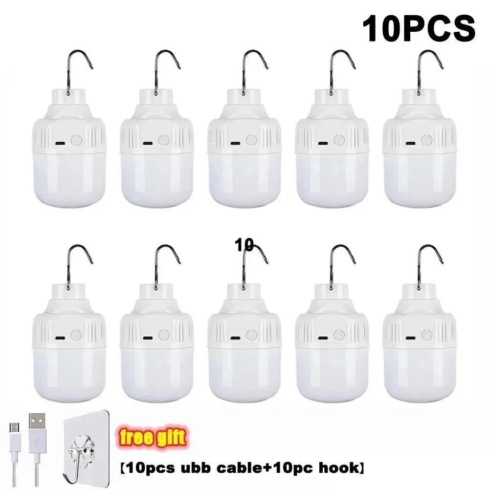 Linterna LED portátil para camping | Luz de emergencia recargable
