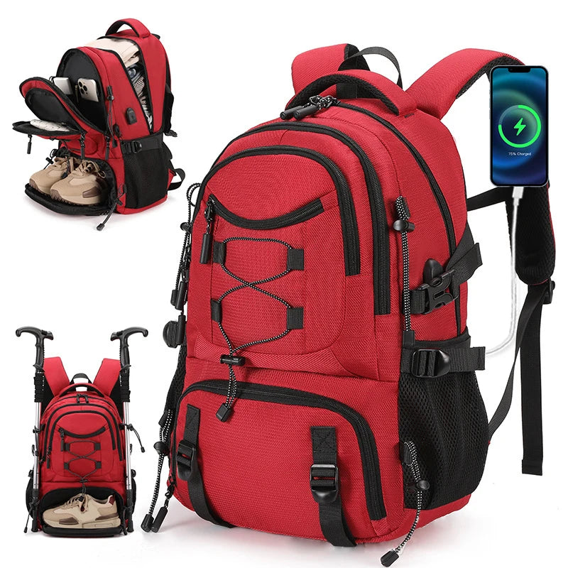 Lightweight USB Travel Backpack | Perfect for Hiking & School