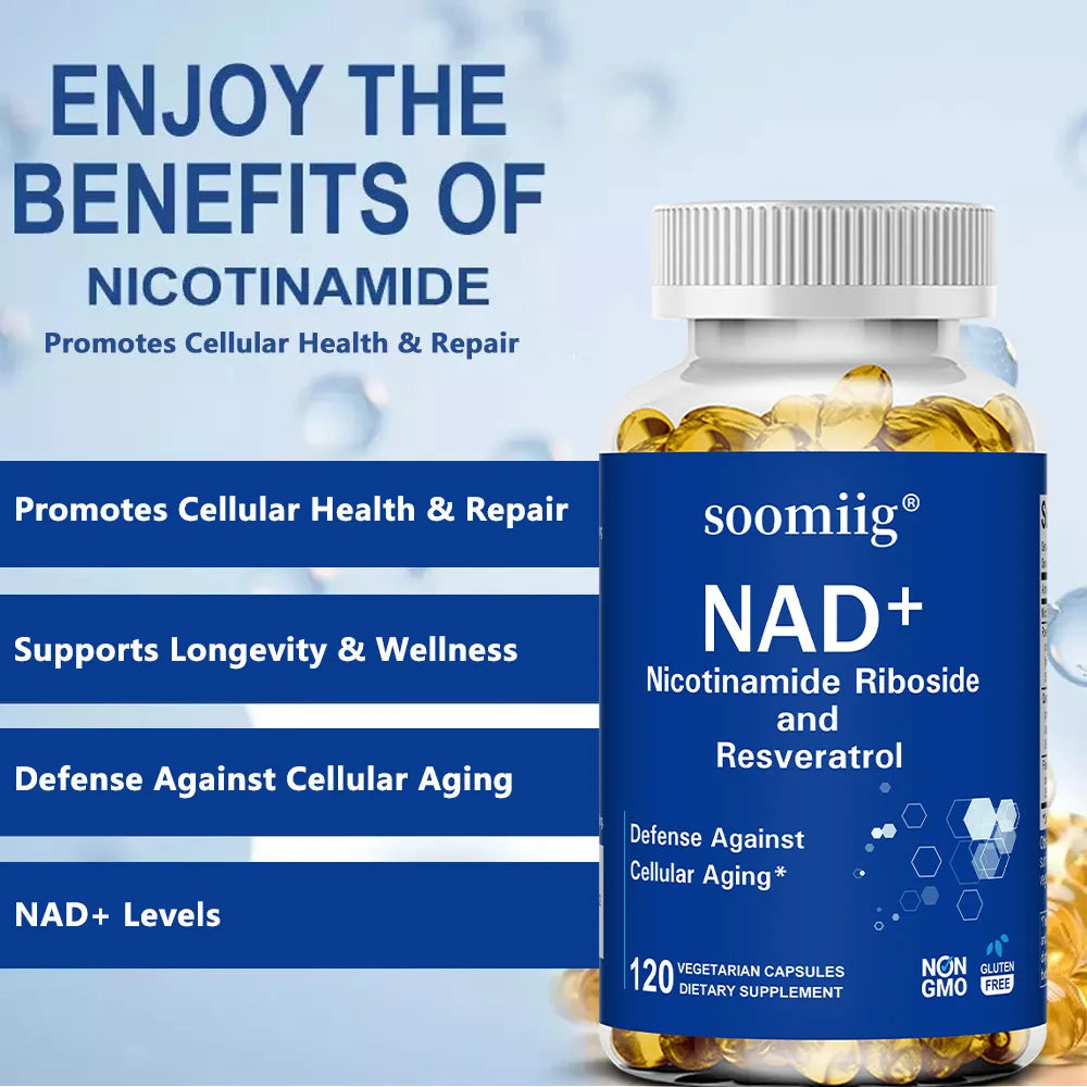 NAD Supplement with Nicotinamide Riboside & Resveratrol | Cellular Health