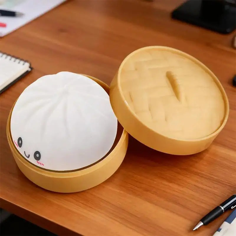 Giant Dumpling Toys Anxiety Relief Fidget Toy Simulation Food Steamed Stuffed Bun Soft Squeeze Decompression Dough Toy