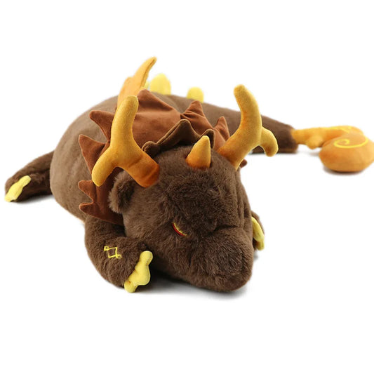 Peluche de dragón de 67 cm | Almohada suave de peluche para una decoración acogedora