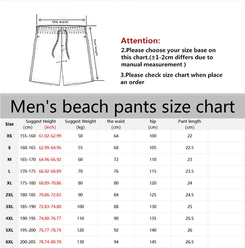 Men's Summer Statue of Liberty Print Drawstring Shorts