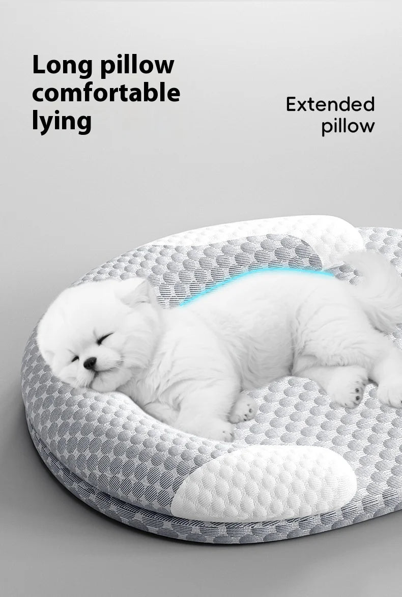 Summer Cooling Pet Mat | Removable & Washable Dog Cat Bed