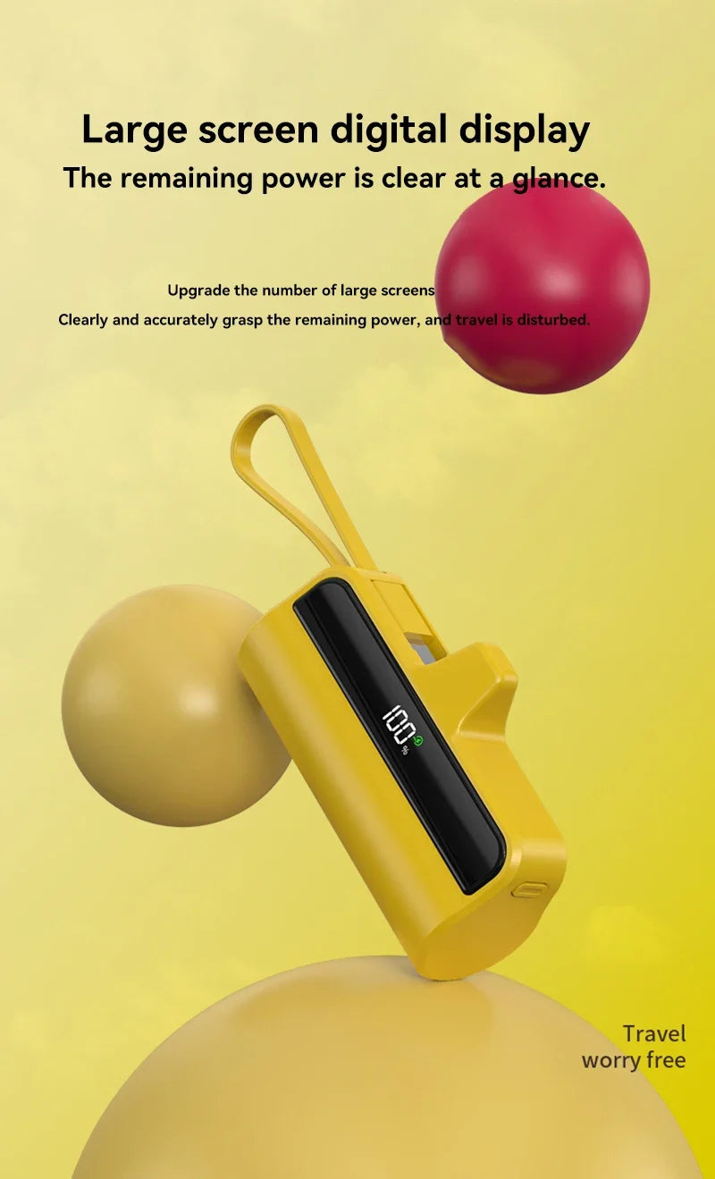 50000mAh Capsule Mobile Power Bank | Ultimate Portable Charger