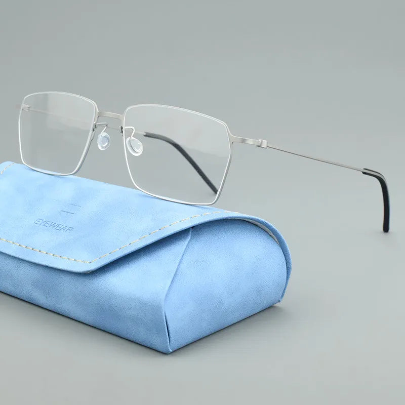 Ultra Light Titanium Eyeglasses | Retro Square Frames for All 2026