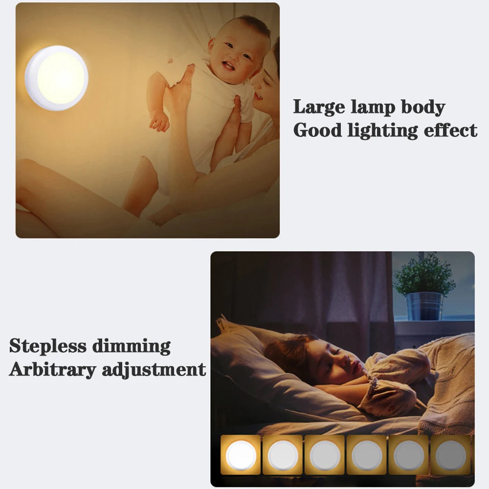 Multicolor LED Cabinet Light with Remote Control | Dimmable Puck Lamp