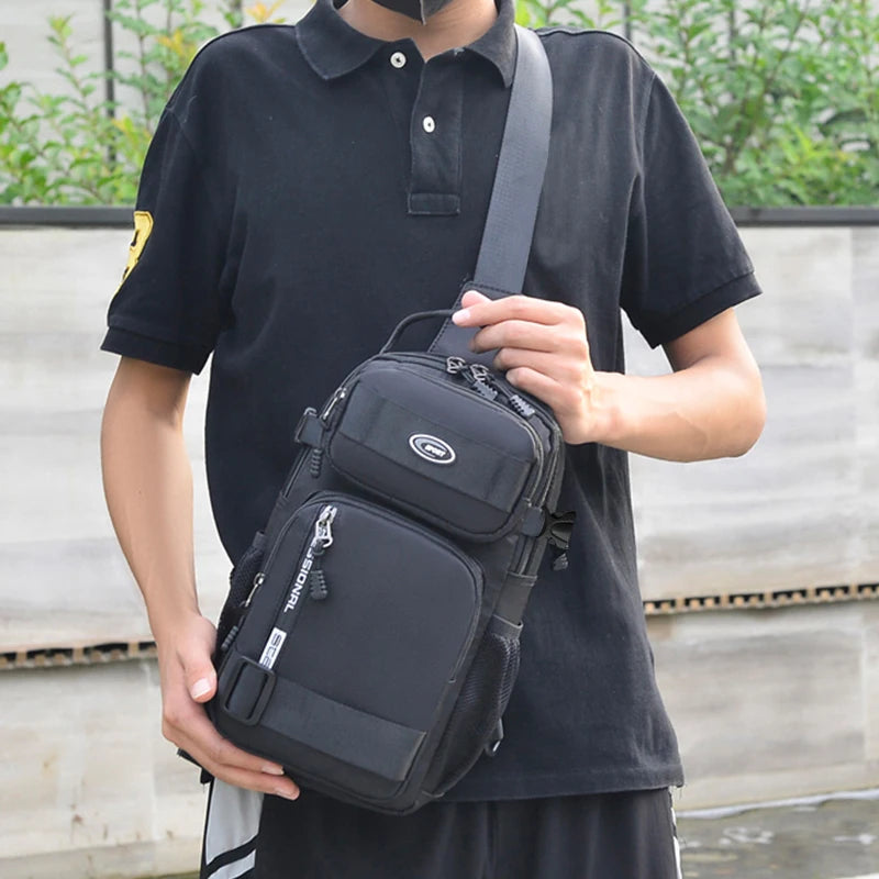Lightweight Casual Riding Backpack | Large Capacity Crossbody Bag