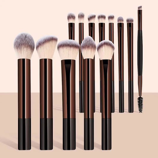 13PCS Essential Makeup Brush Set for Flawless Beauty Application