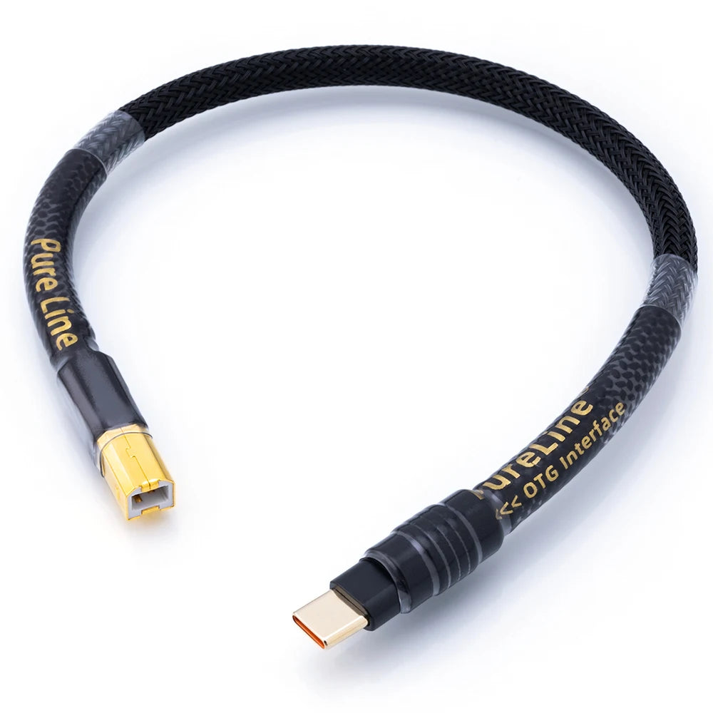 USB C to B Audio Data Cable | Premium DAC Output Cable