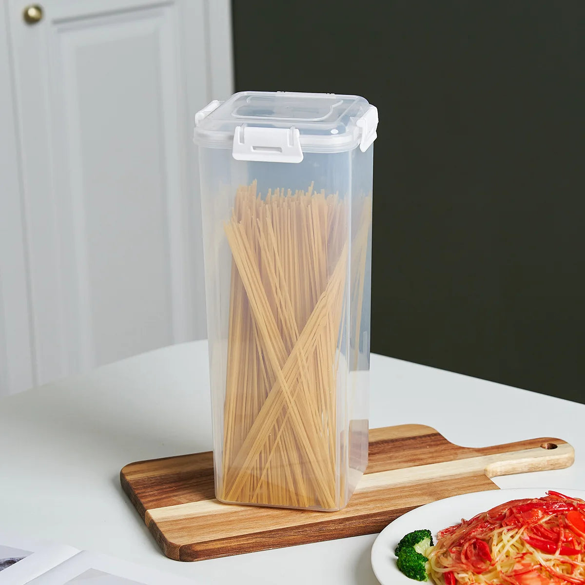 Airtight Bread Loaf Container | Clear Bread Box for Freshness