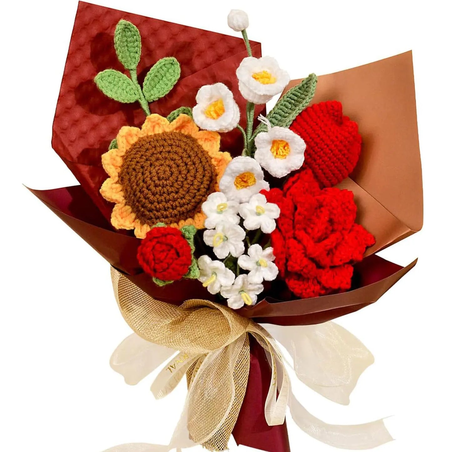 Handmade Crochet Red Rose Bouquet | Perfect Gift for Any Occasion