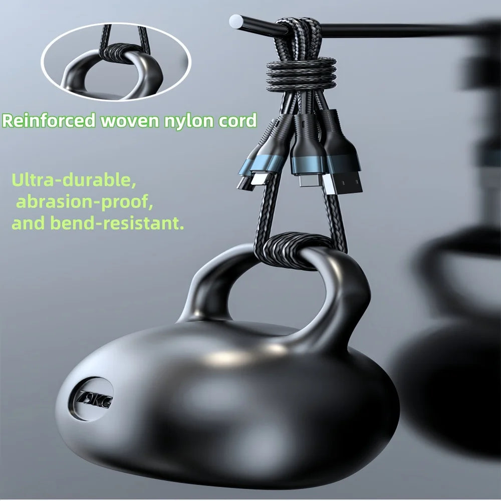 3 in 1 USB Type C Charging Cable | Fast Charge for All Devices