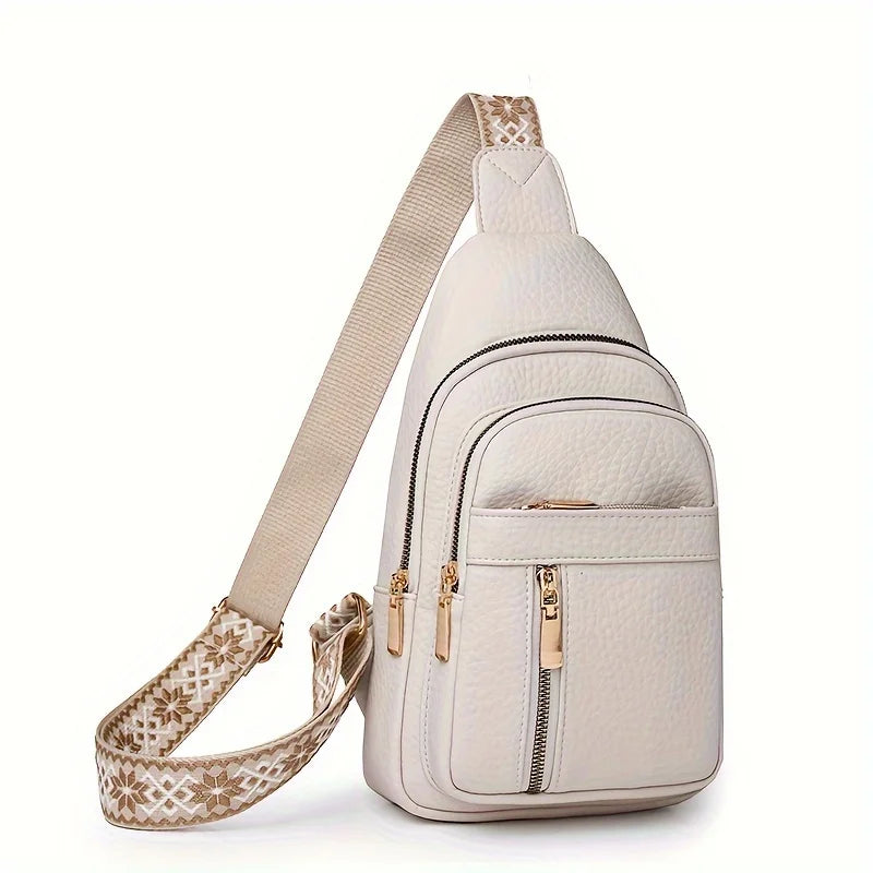 Multifunctional Retro Chic PU Leather Crossbody Bag | Versatile Design