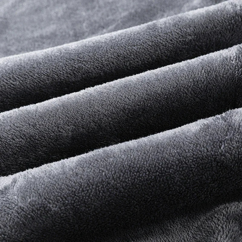 2024 Winter Fleece Corduroy Cargo Harem Pants Men Soft Thickened Warm Elastic Loose Street Jogging Sports Trousers