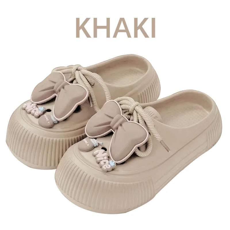 Women's Cute Bow EVA Slippers | Stylish Summer Sandals
