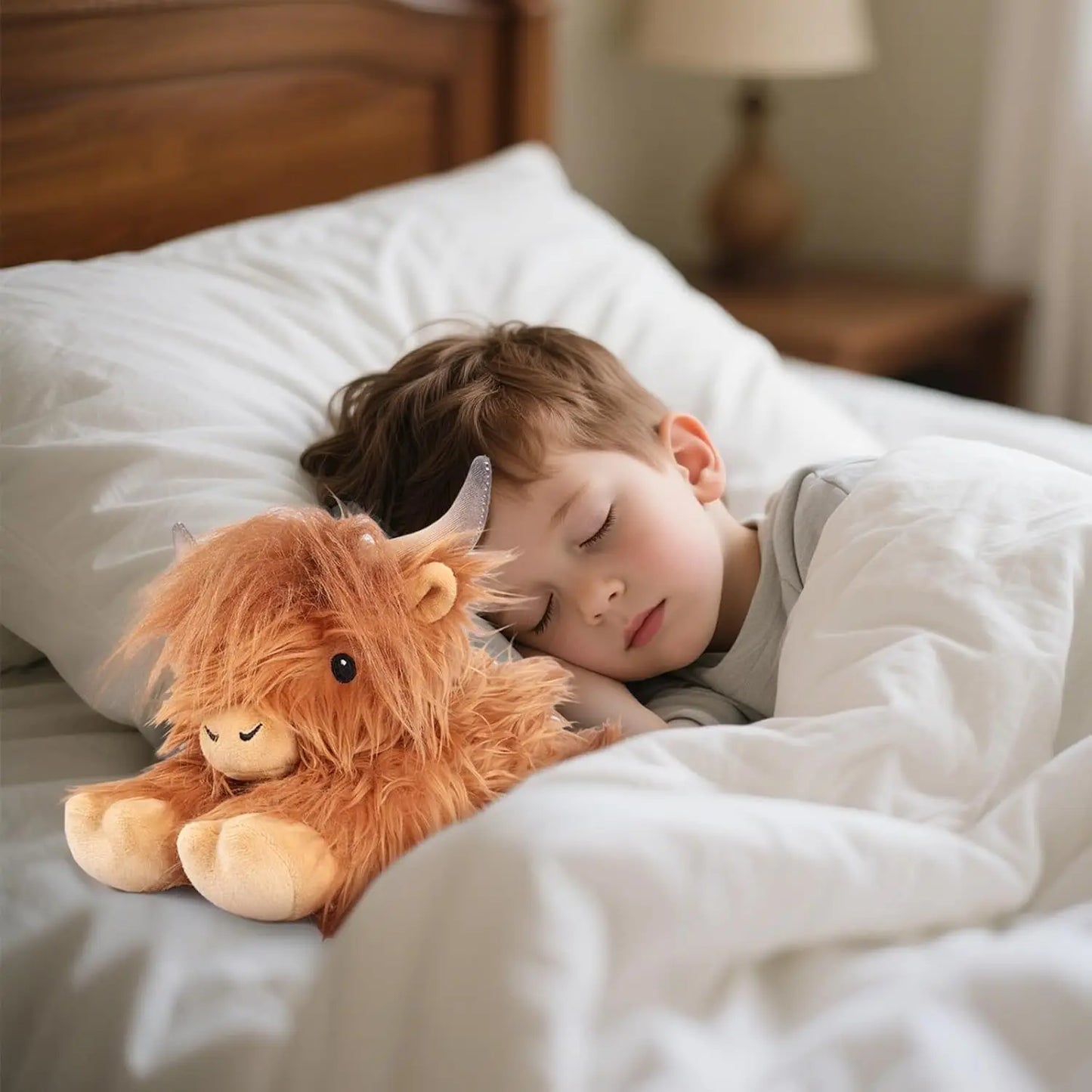 Cute Plush Highland Cow Toy | Soft Stuffed Animal for Kids