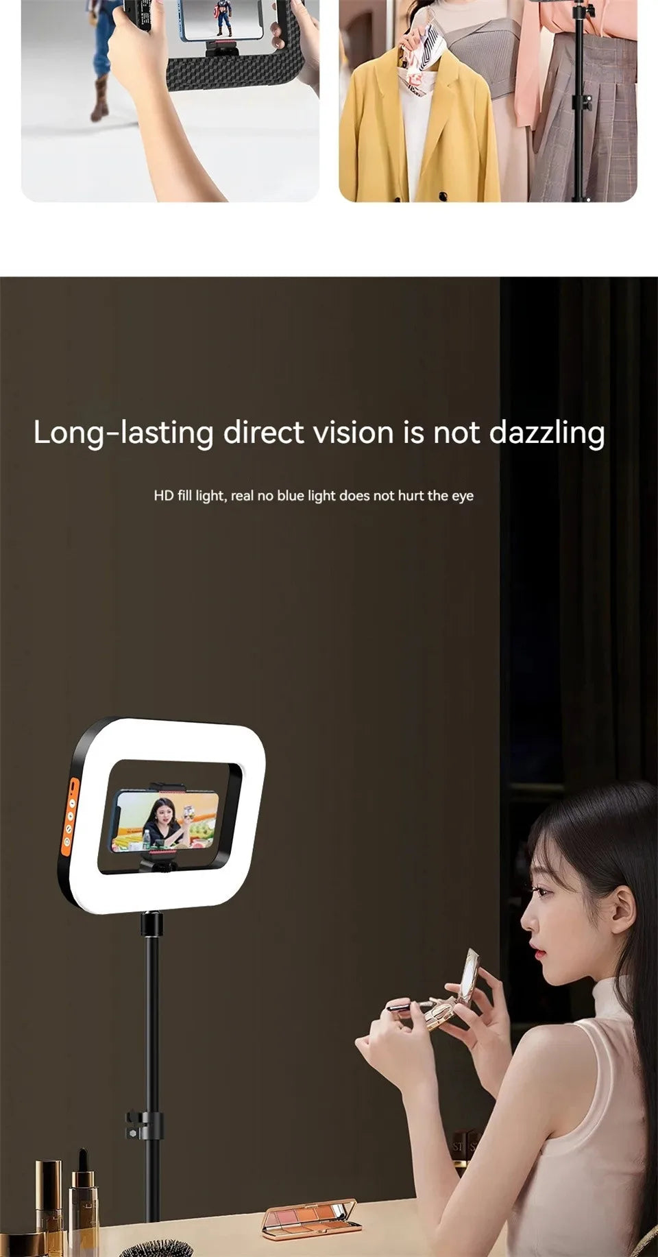 Portable Handheld LED Ring Light | Perfect for Live Streaming