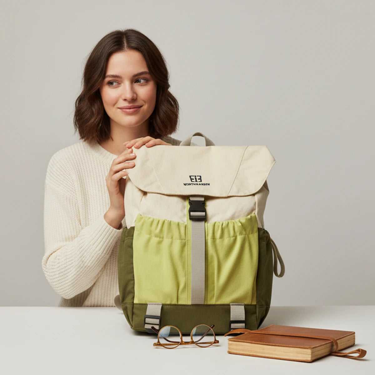 Women's New Style Backpack for Commuting and Travel, Lightweight, Suitable for College and High School Students, Stylish, for Class, Outdoor Sports, Laptop Backpack for Men
