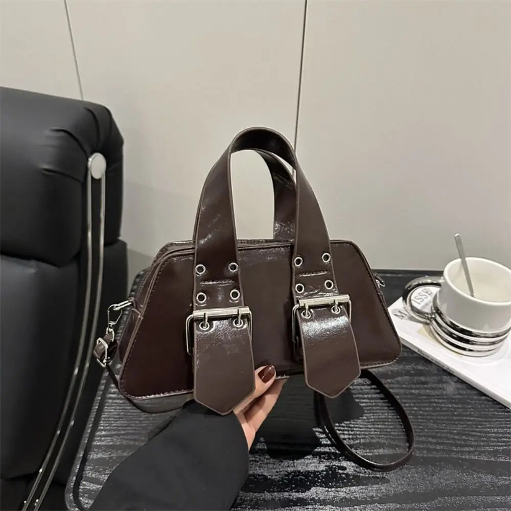 Vintage Gothic Cross Body Bag | Retro PU Leather Handbag