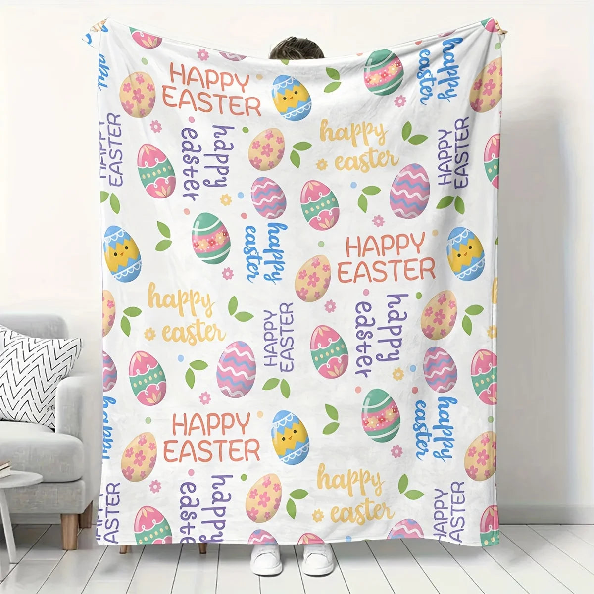 Easter Decorative Blanket | Soft Throw for Home & Gifts