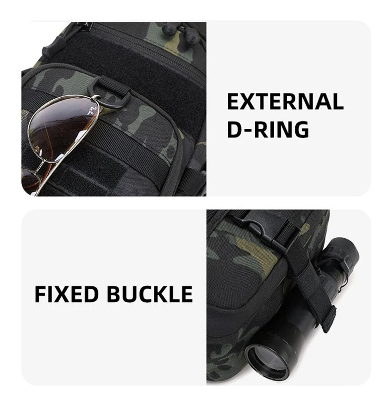 Tactical Men's Camping Chest Bag | Versatile Outdoors Sling Backpack