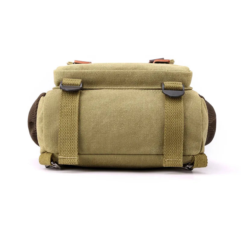 Multifunctional Canvas Chest Bag | Sleek Travel Companion