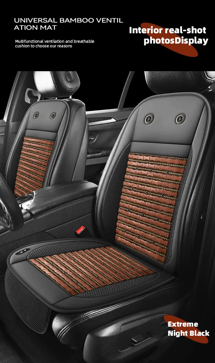 Summer Car Cooling Seat Cover with Fans | Universal Ventilation Cushion