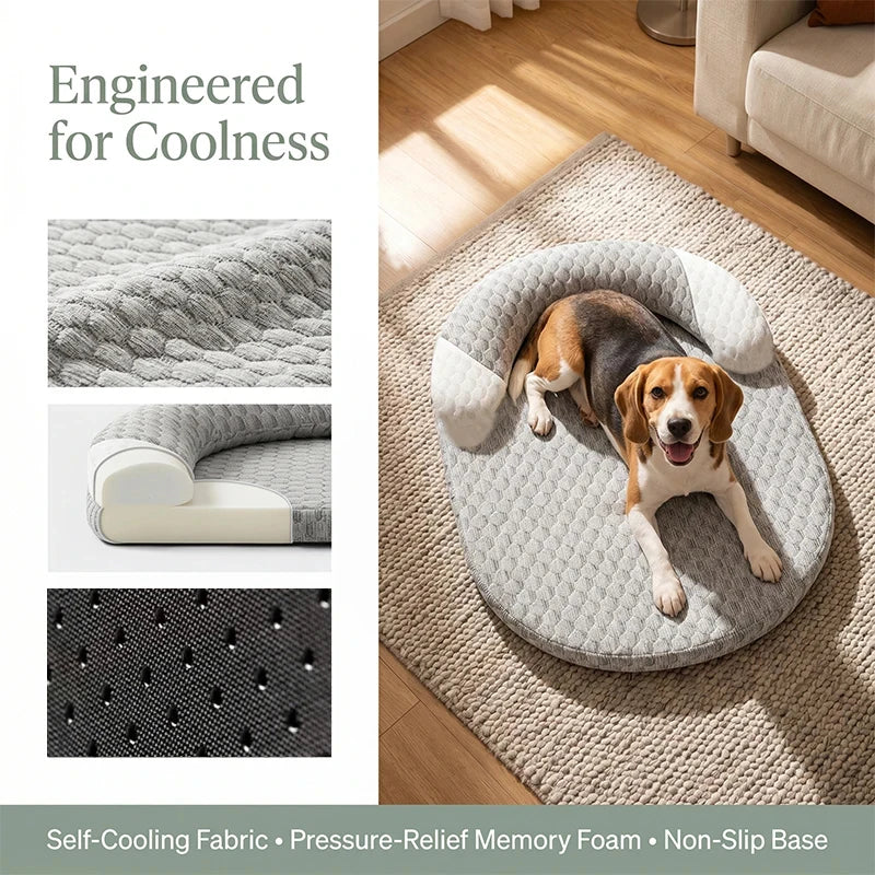 Breathable Summer Pet Sleeping Pad | Cool Comfortable Dog Bed