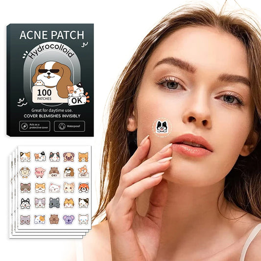 100pcs Invisible Acne Pimple Patches for Rapid Skin Healing