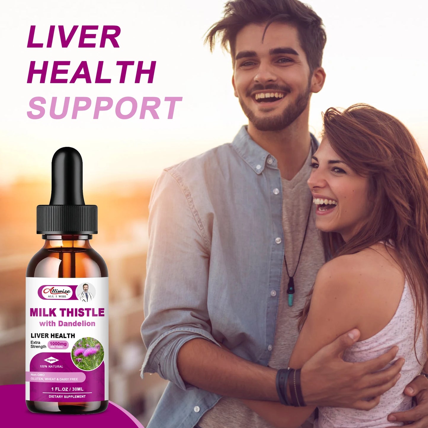 Liver Health Support Liquid | Detox Milk Thistle Extract Blend