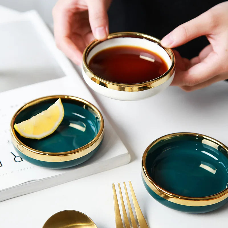 Elegant Ceramic Small Dishes for Sauces | Perfect Dining Accessory