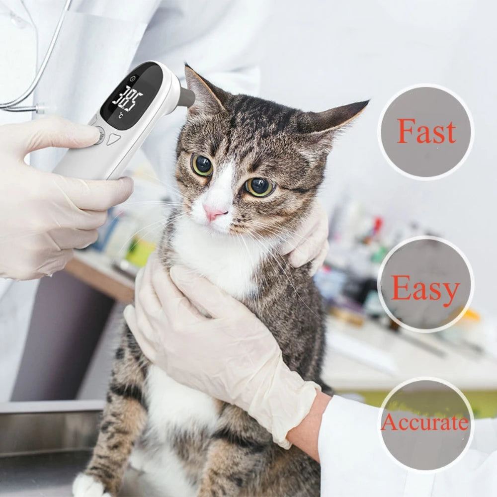 Non-Contact Infrared Pet Ear Thermometer | Fast & Accurate Measurement