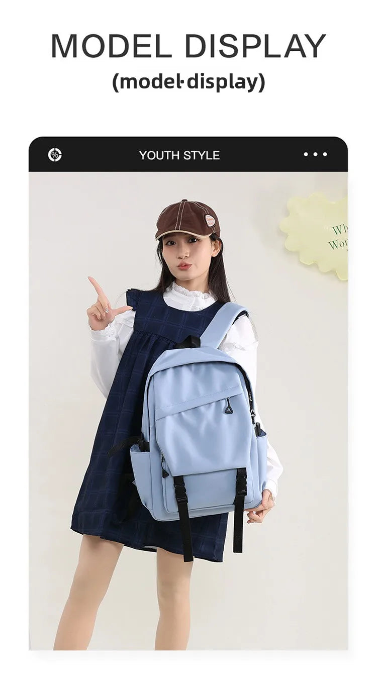 Versatile 3pcs Campus Backpack Set for Students and Travelers