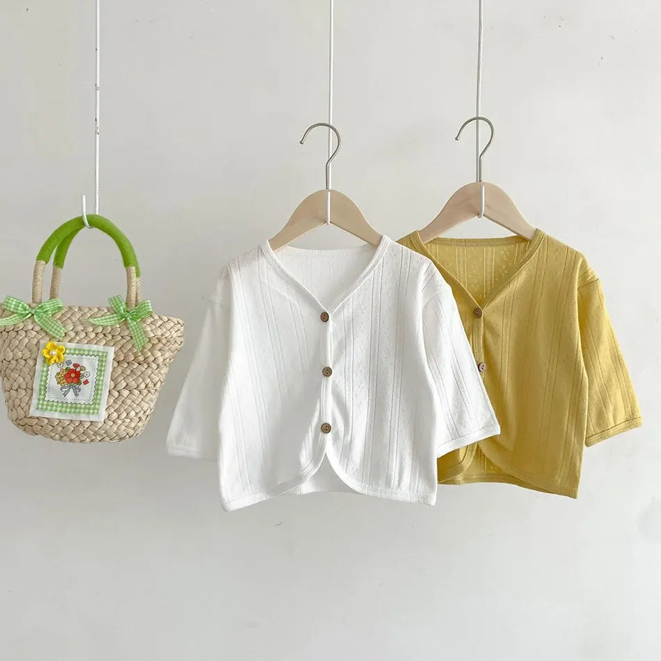 Lightweight Kids Summer Jacket | Stylish Toddler Cardigan Top