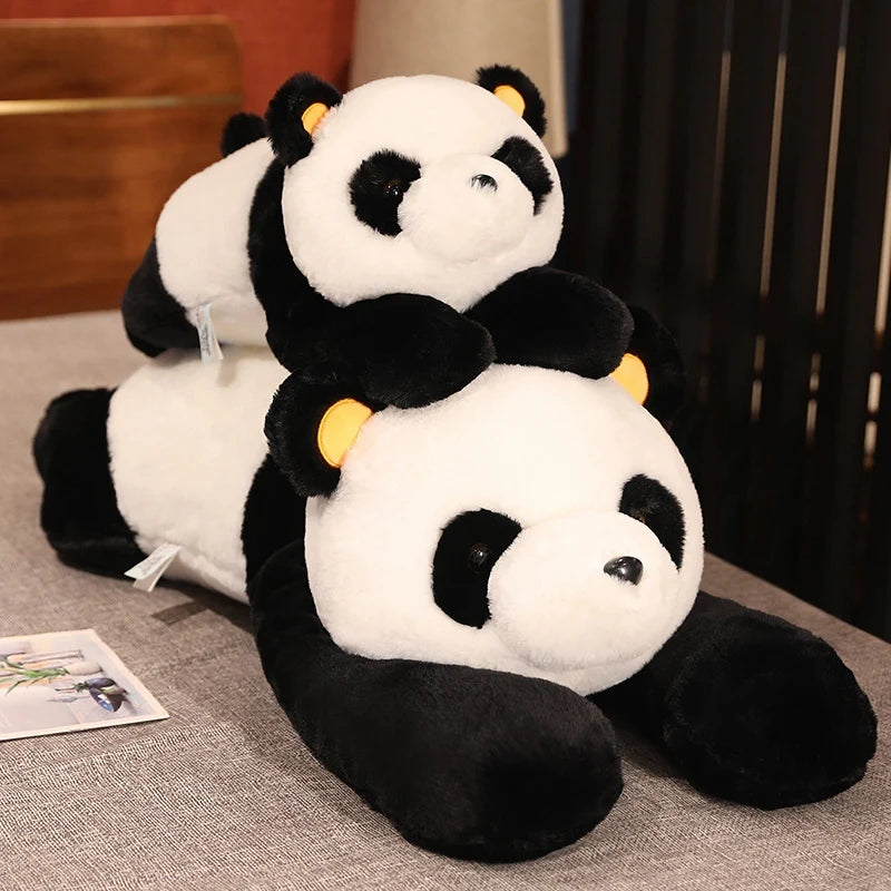 Giant Panda Plush Toy 60cm 120cm Soft Panda Stuffed Animal Sleep Pillow Cartoon Bear Plush Gift for Kids Birthday Christmas