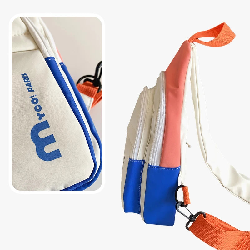 Trendy Waterproof Crossbody Bag | Unisex Sports Style Design