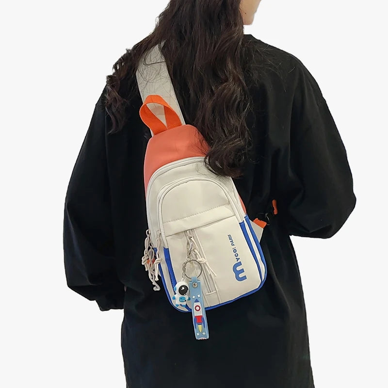 Trendy Waterproof Crossbody Bag | Unisex Sports Style Design