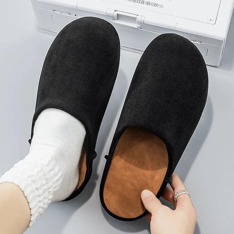 Comfortable Unisex Leather Slip-On Mules | Summer & Spring Flats