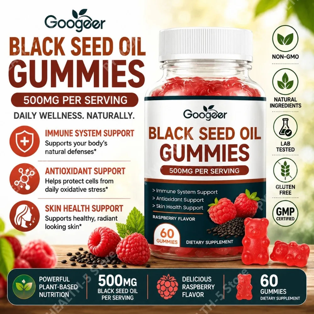 Premium Black Seed Oil Gummies | Immune Support & Zinc Boost